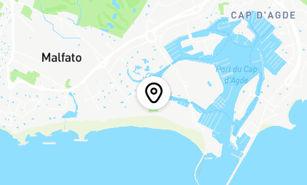 Géolocalisation de Aquapark Cap d'Agde