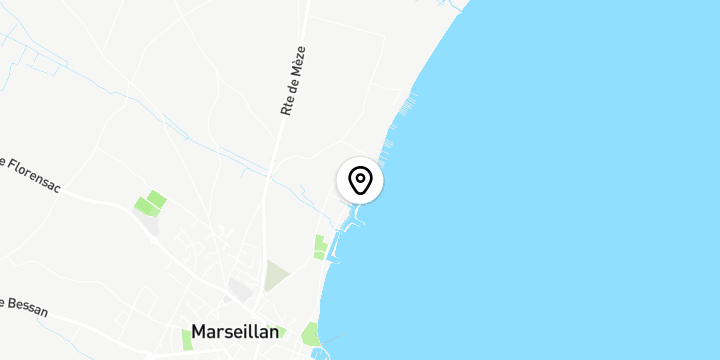 Géolocalisation de La Ferme Marine Marseillan