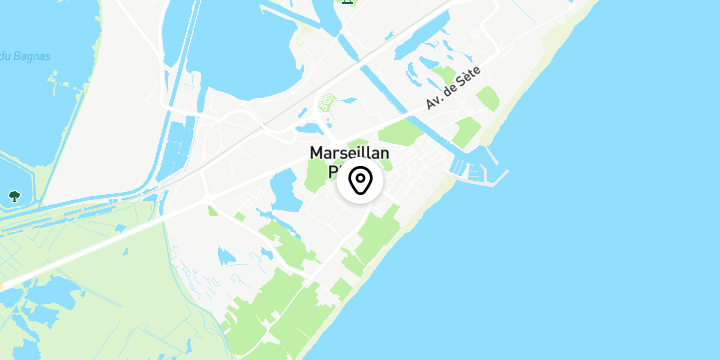 Géolocalisation de Office de Tourisme Marseillan Plage
