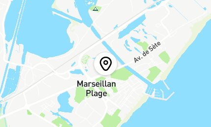 Géolocalisation de Parc d'attractions Marseillan Plage