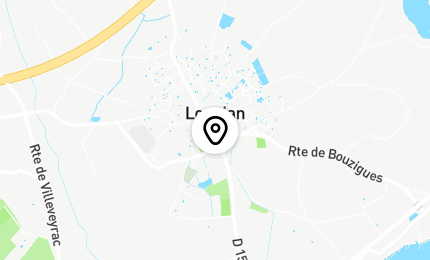 Géolocalisation de La chambre Mandarine à Loupian