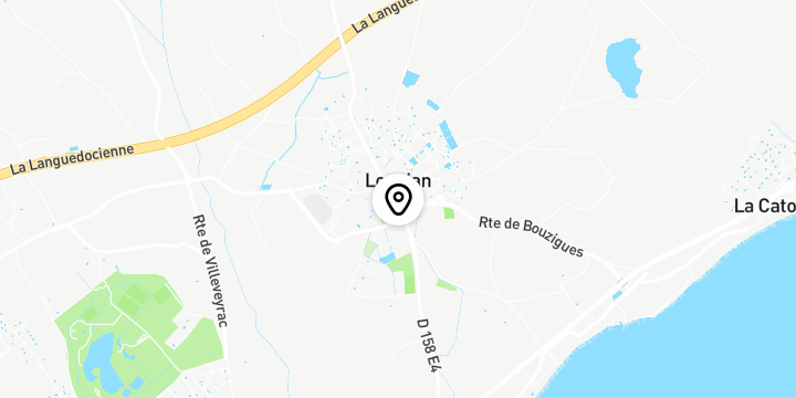 Géolocalisation de La chambre Mandarine à Loupian