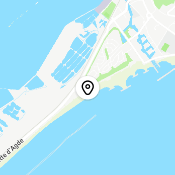 Géolocalisation de Plage du Lido Sète