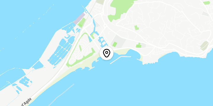 Géolocalisation de Mise à l'eau Sète - La Corniche