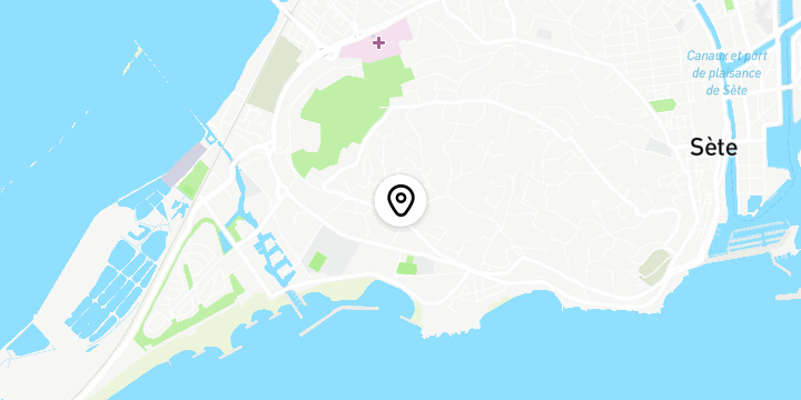 Géolocalisation de Tennis Club de Sète - Le Mas Viel