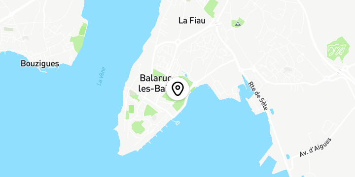 Géolocalisation de Ludothèque en goguette au Jardin antique à Balaruc-les-Bains