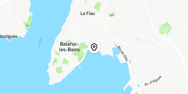 Géolocalisation de Animation Paddle & Kayak à Balaruc-les-Bains