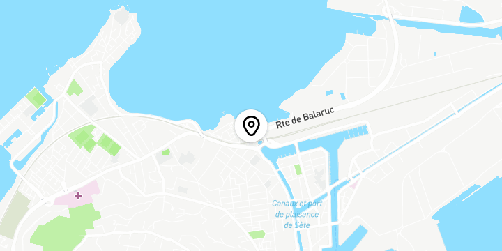 Géolocalisation de Quartier de La Pointe Courte à Sète