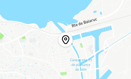 Géolocalisation de B&B Hôtel Sète Centre-Gare
