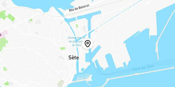 Géolocalisation de Bouteilles à la mer Sète