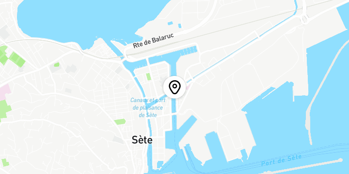 Géolocalisation de Pont du Tivoli - Horaires des Ponts à Sète