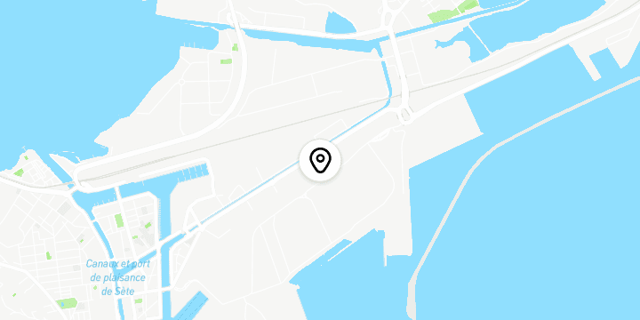 Géolocalisation de Auchan Drive Sète