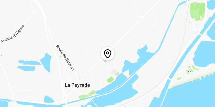 Géolocalisation de Intermarché SUPER Frontignan