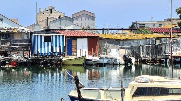 Quartier de La Pointe Courte à Sète