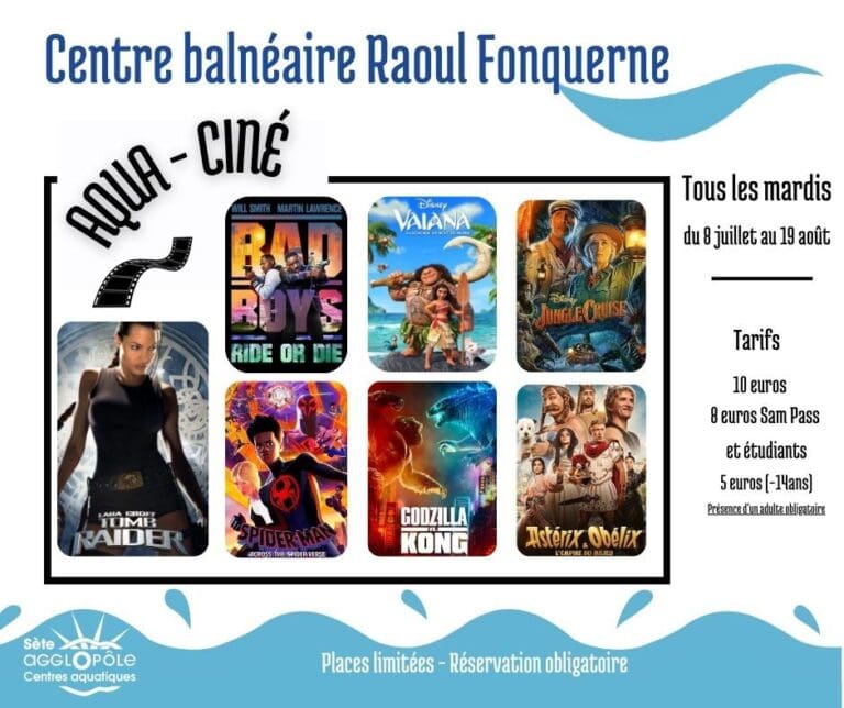 Aquaciné Piscine Fonquerne 2025