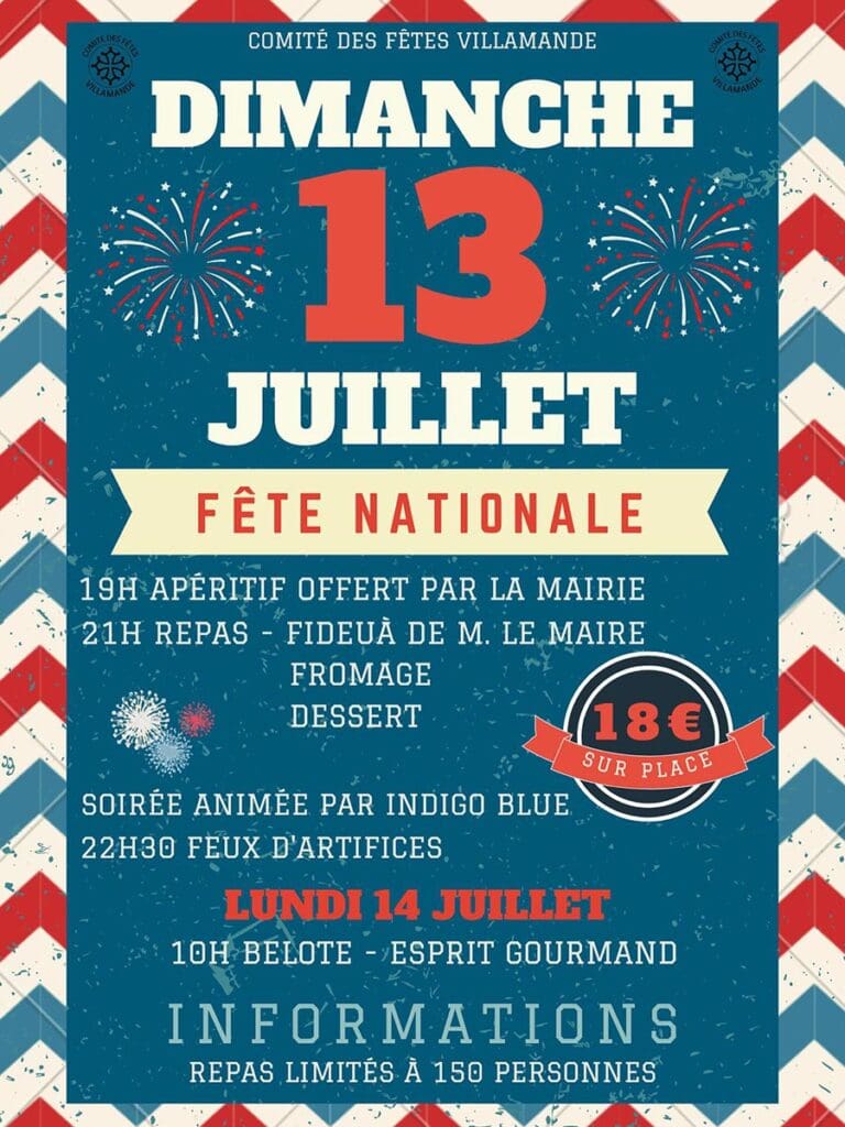 Fête Nationale - Feu d'artifice 2025 à Villeveyrac