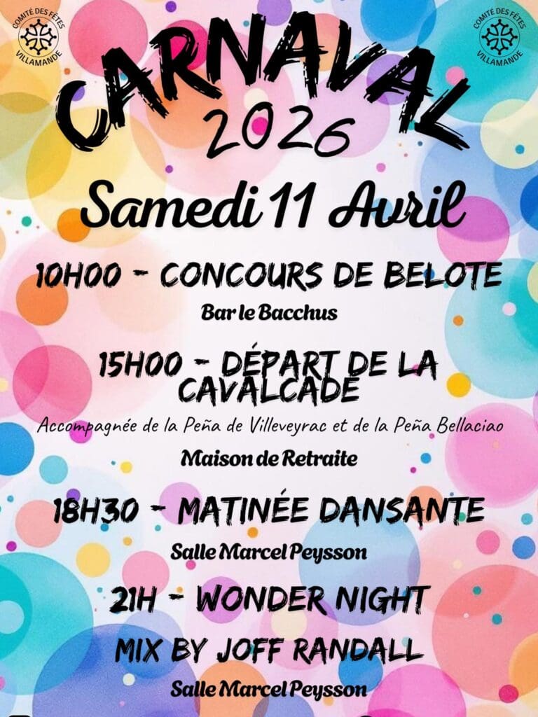 Carnaval De Villeveyrac 2026 Samedi 11