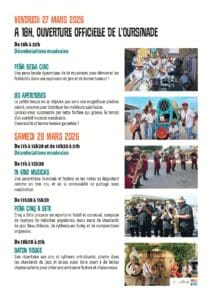 Oursinade A Sete 2026 Programme