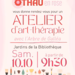 atelier art therapie thau en rose bouzigues 10 octobre 2026