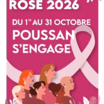 affiche octobre rose 2026 poussan s engage