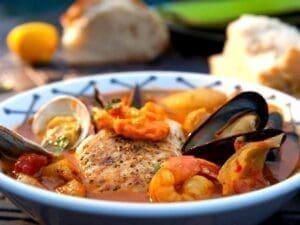 Manger une bouillabaisse Sétoise