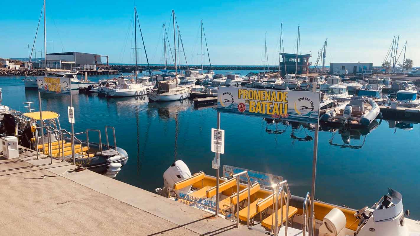 Midicapthau à Marseillan Plage - Balades en Bateau