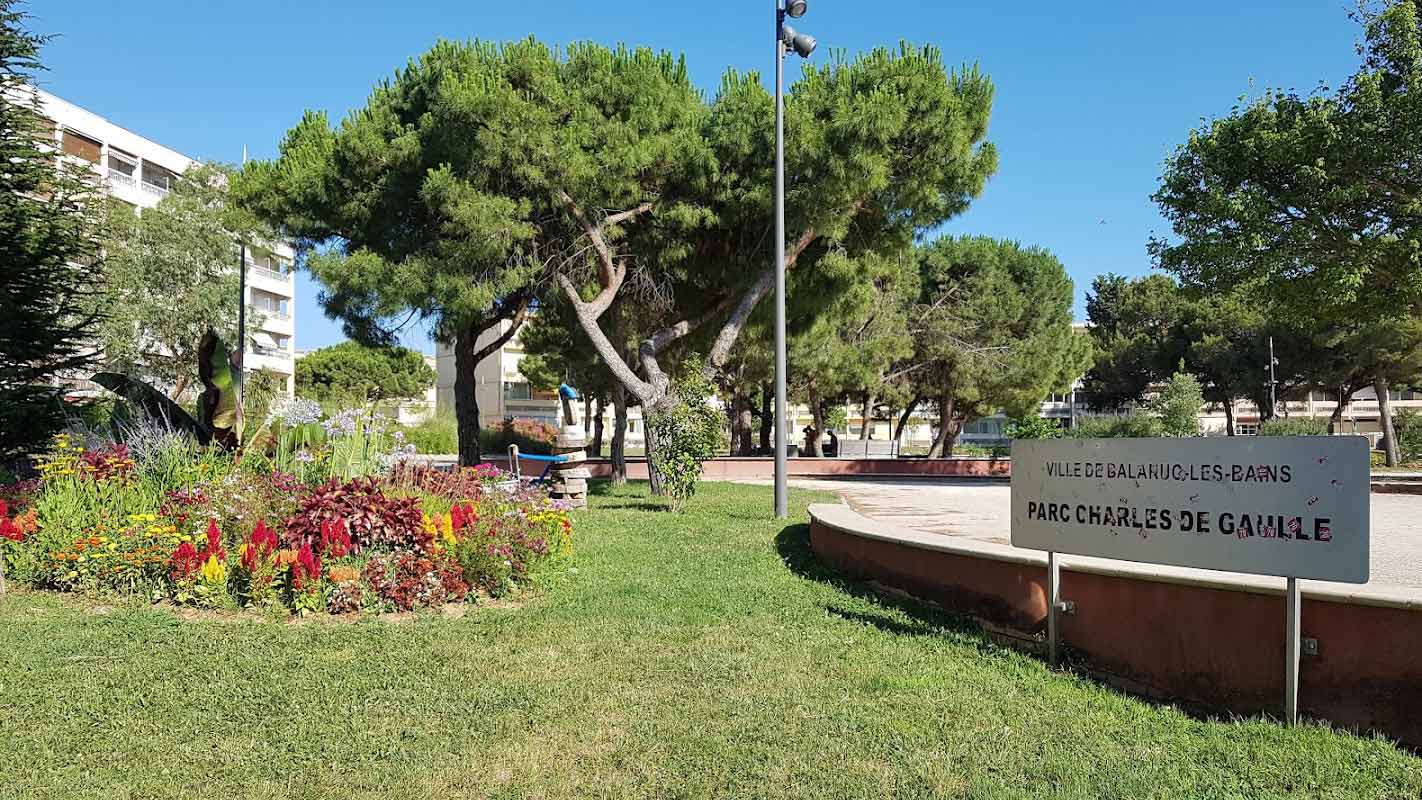 Parc Charles De Gaulle à Balaruc-les-Bains