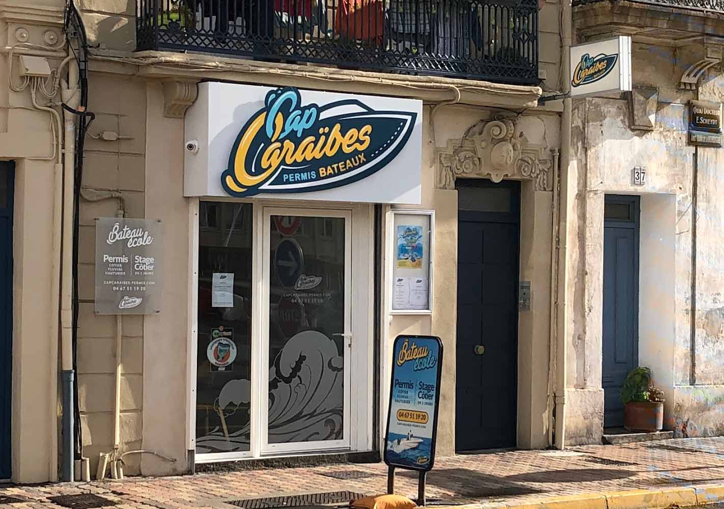 Cap Caraïbes Sète - Permis bateau