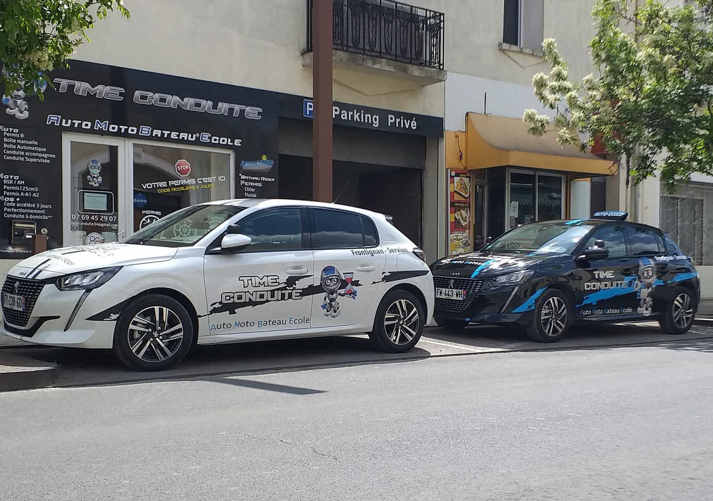 Time Conduite Frontignan - Auto, Moto, Bateau-école