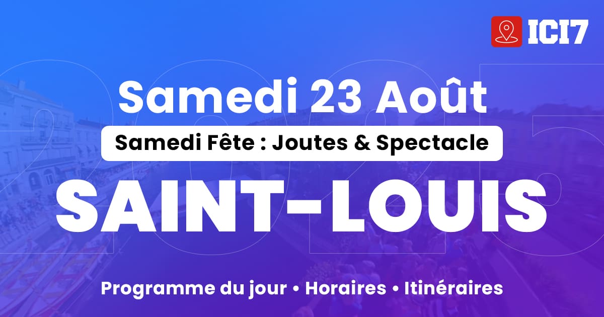 Ici7 Programme Saint Louis2025 Samedi