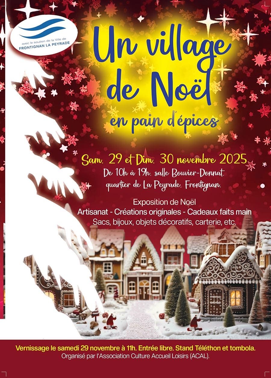 Un Village de Noël en pain d'épices