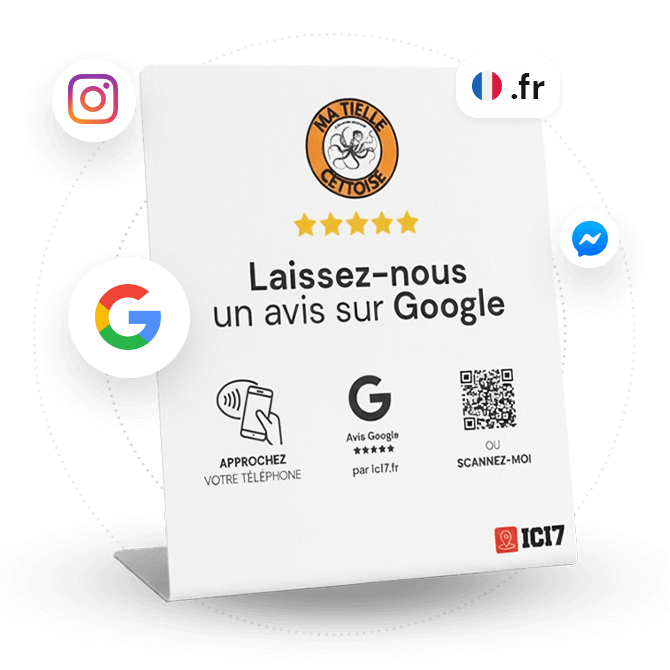NFC - Presentoir NFC Ici7 Mockup NFC
