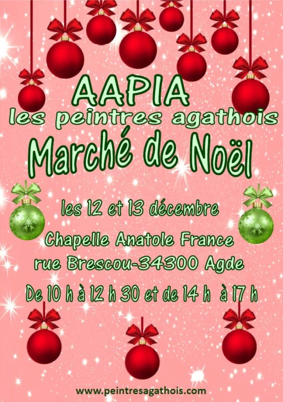 Marché de Noël des Peintres Agathois - AAPIA