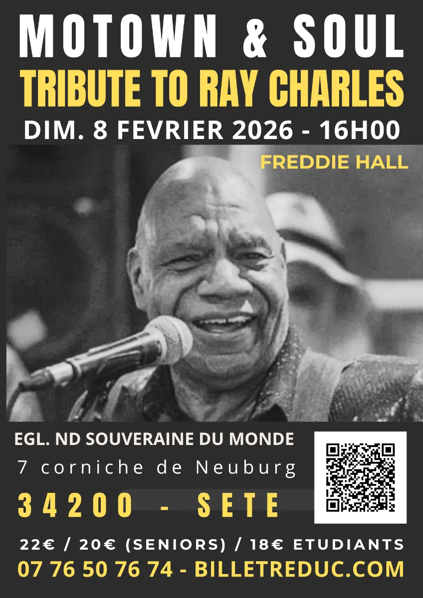 Freddie HALL - SOUL & MOTOWN - RAY CHARLES TRIBUTE