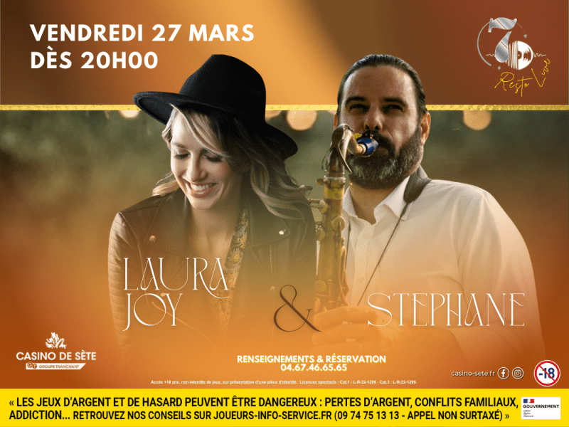 Resto live Laura Joy et Stéphane Bousquet