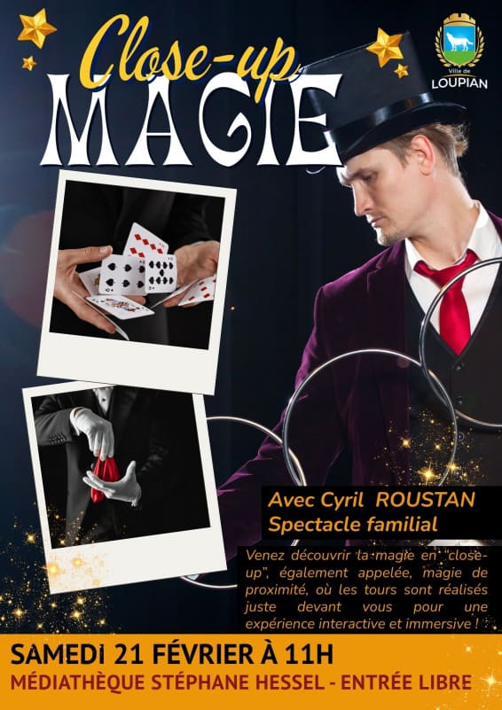 Spectacle de magie à Loupian