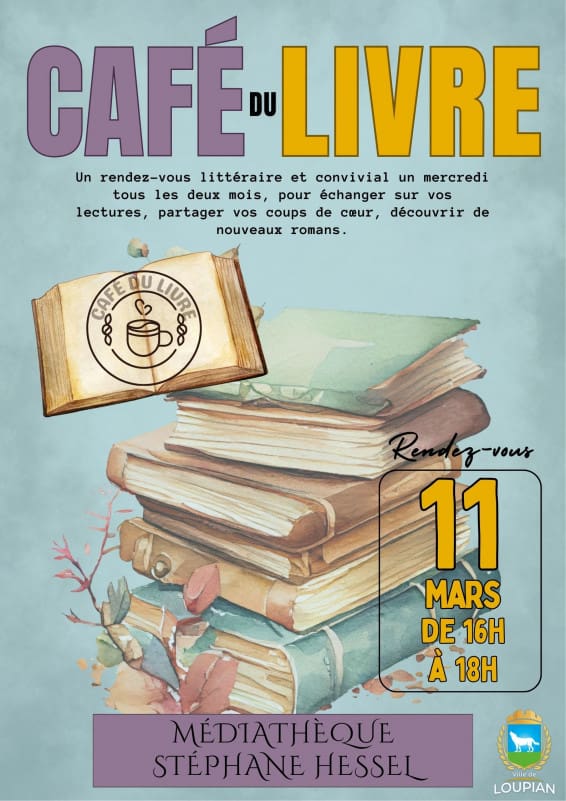 Café du livre mars 2026