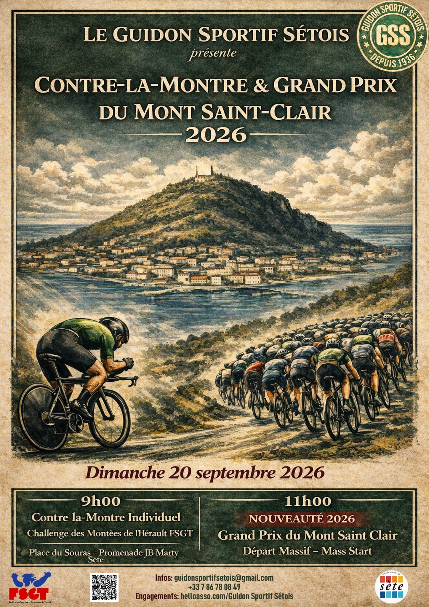Contre-la-Montre & Grand Prix du Mont Saint-Clair 2026 Contre-la-Montre & Grand Prix du Mont Saint-Clair 2026