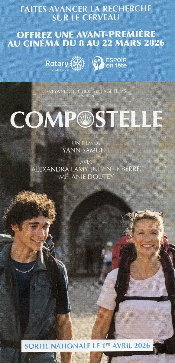 Avant-première film Compostelle 20 mars au Comoedia Avant-première film Compostelle 20 mars au Comoedia