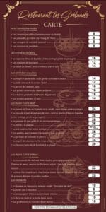 Menu 2026