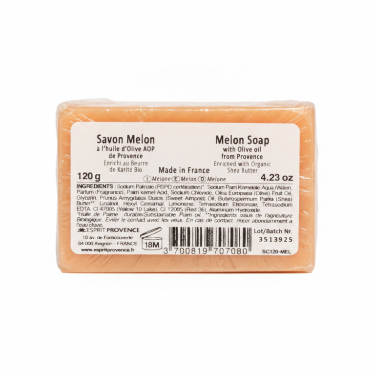 savon provençal huile olive karité bio parfum 120 grammes artisanal
