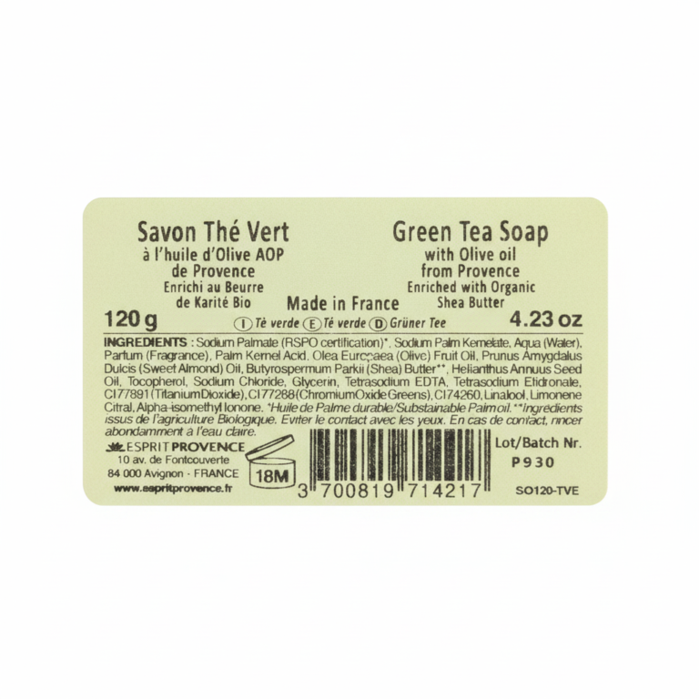 savon provençal huile olive karité bio parfum 120 grammes artisanal
