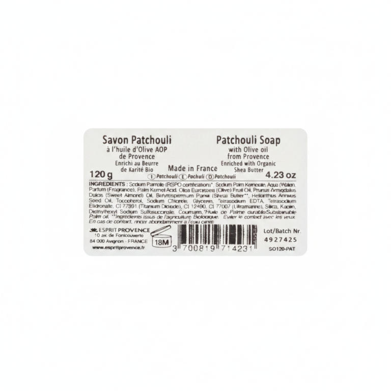 savon provençal huile olive karité bio parfum 120 grammes artisanal
