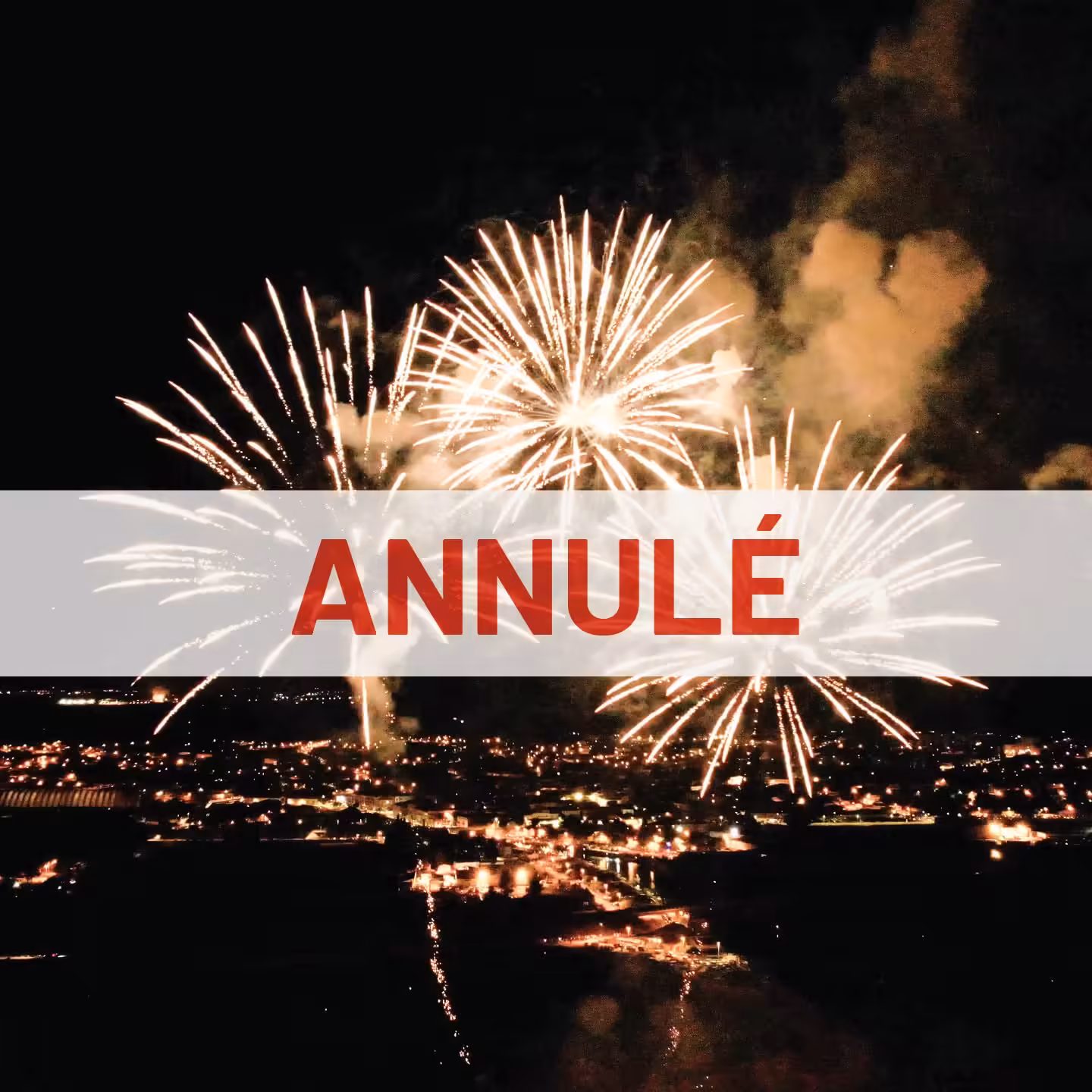 Bandeau annulé sur feu d'artifice, interdiction préfectorale Hérault juillet 2026