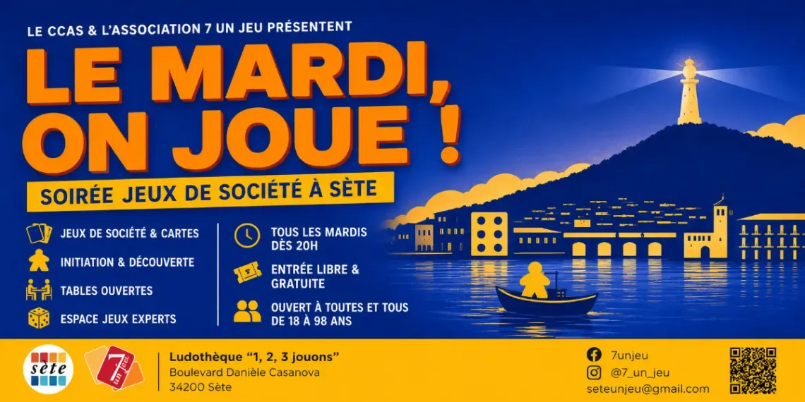 Le Mardi, On Joue ! Soirée Jeux de Société Le Mardi, On Joue ! Soirée Jeux de Société