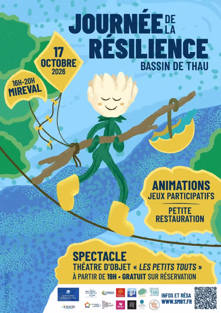 Affiche de la Journée de la Résilience du bassin de Thau à Mireval