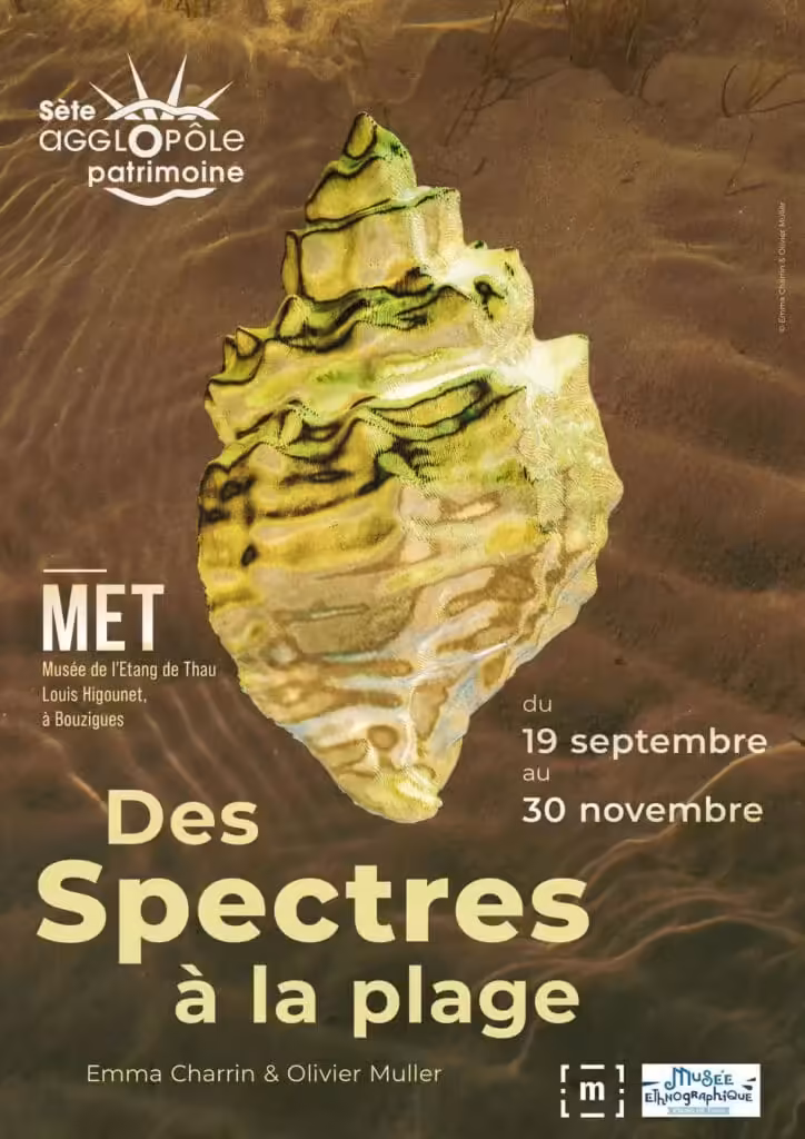 Exposition Des spectres à la plage au musée de Bouzigues