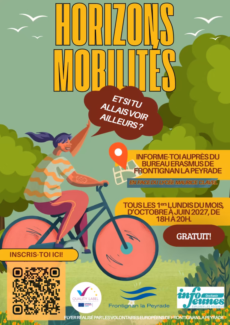 Horizons mobilités, réunion mobilité européenne à Frontignan