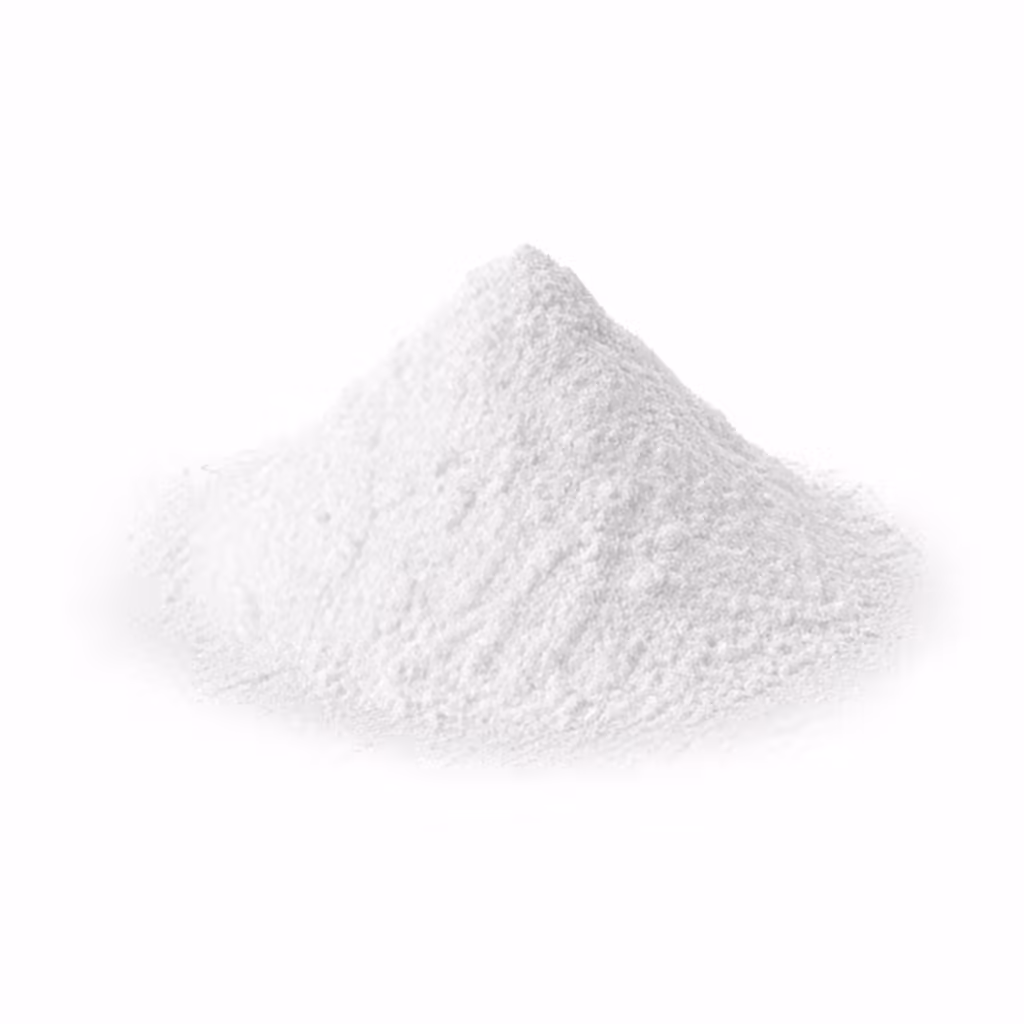 Petit tas de sucre glace en poudre blanche très fine