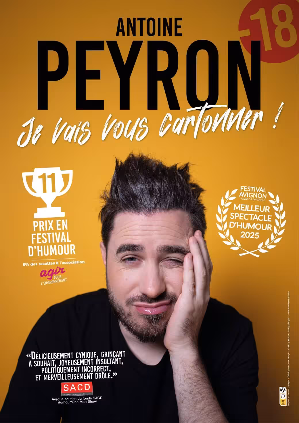 Antoine Peyron : Je vais vous cartonner ! à Sète Antoine Peyron : Je vais vous cartonner ! à Sète